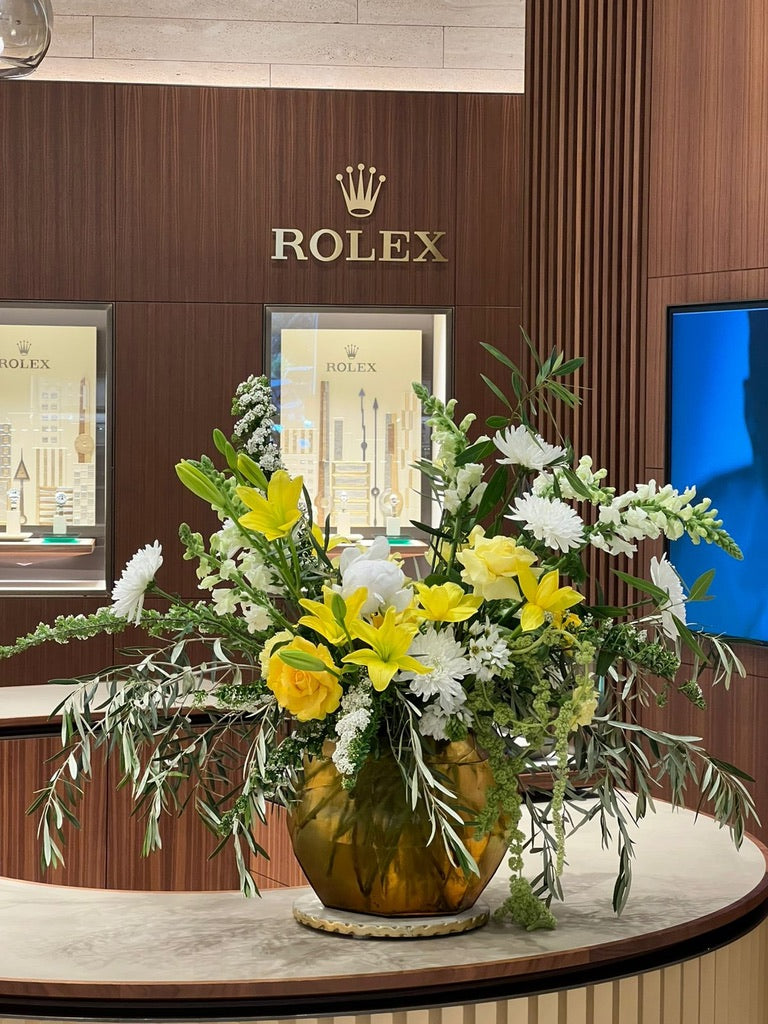 Rolex Brand Flowers at Korman Jewel House Austin TX