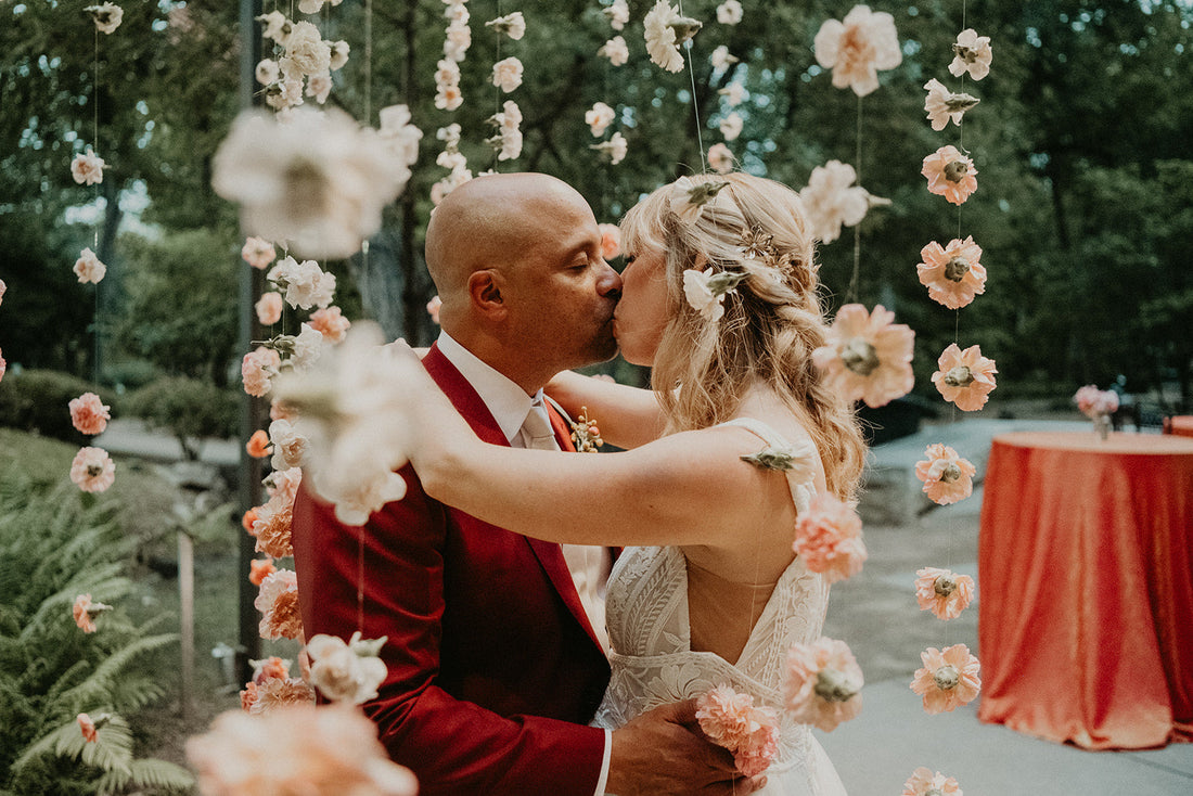 Sunset Wedding at Umlauf Sculpture Garden