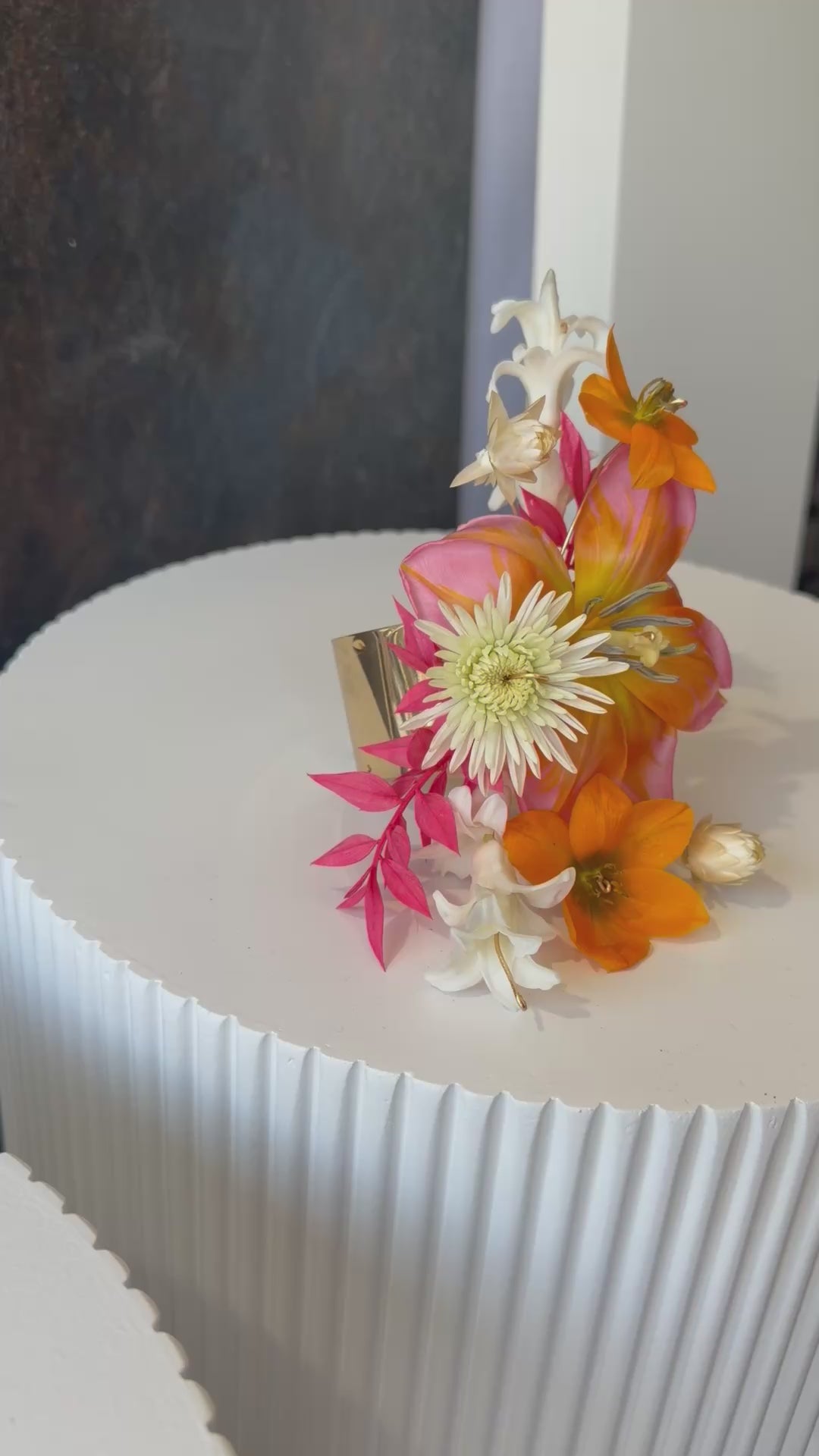 video of wired corsage from posey floral in austin tx