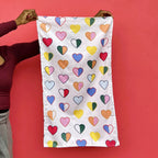 Hearts Tea Towel